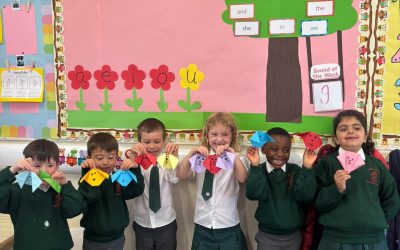 Junior Classes Explore Problem-Solving with Origami